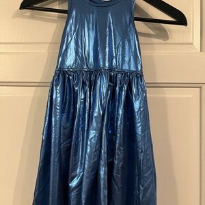 Pink Chicken Shimmering Blue Dress